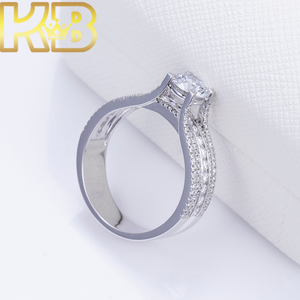 <span class=keywords><strong>1</strong></span> <span class=keywords><strong>Carat</strong></span> Round E VS1 Lab Diamond Hpht Lab Grown Diamond IGI Certified Wholesale Price Starsgem 925 Silver Jewelry Ring - Product Image 5