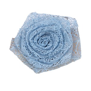 Fleurs de dentelle artisanales en tissu pour accessoires de cheveux DIY, décorations de mariage, printemps 2025, origine Jinhua - Product Image 5