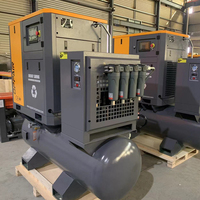Compresseur d'air à vis intégré 22KW 30HP, compresseur d'air à vis rotatif tout-en-un, adapté aux équipements d'usine générale