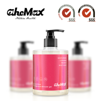 Gel Douche Hydratant et Blanchissant Anti-Bactérien Parfumé à la Rose OEM ODM 500ml Premium
