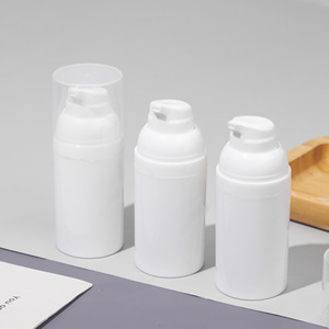 Flacon pompe sans air portable de 30 ml pour cosmétiques de voyage, cylindre vide avec impression sérigraphique pour lotion - Product Image 1