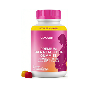 Безглютеновые, без ГМО, пренатальные жевательные конфеты с <span class=keywords><strong>DHA</strong></span> и селеном для улучшения настроения, иммунитета, профилактики анемии и поддержки беременных - Product Image 1