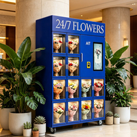 Distributeur automatique de fleurs AIT avec contrôle de la température pour la conservation des bouquets frais, prise en charge par SDK de plusieurs méthodes de paiement UVend