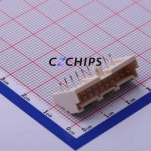 S10B-XASK-1(LF)(SN) Wire-to-Board Pin Header Bent Lead Through Hole,P=2.5mm Connector 1x10P 2.5mm Right Angle Insert XA - Product Image 1