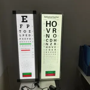 Tabla de agudeza Visual para prueba de ojos, VC-011 óptica LED, Snellen