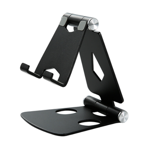Kim loại cầm tay nhôm có thể gập lại Máy tính để bàn hỗ trợ máy tính bảng điện thoại thông minh cái nôi di động điện thoại di động chủ đứng cho điện thoại - Product Image 1