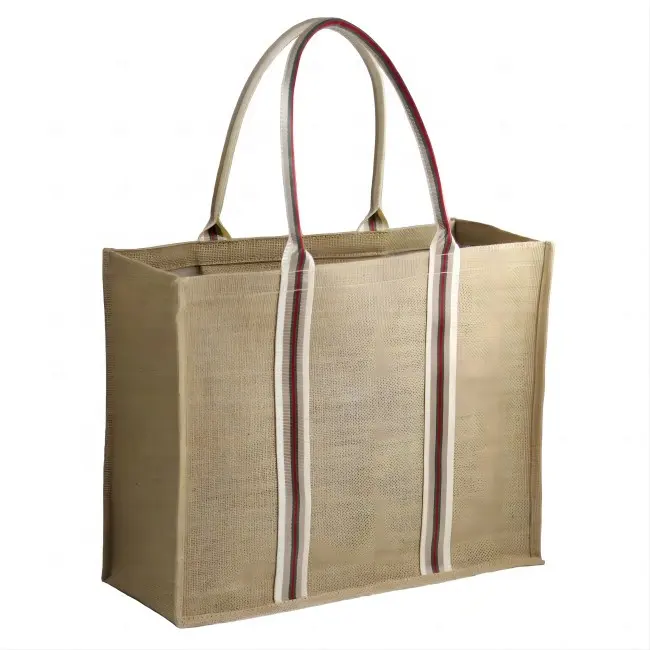 Özel doğal çuval bezi çanta toptan eko kullanımlık jüt alışveriş Tote plaj çantası jüt hediye çantası ile özel Logo fermuar