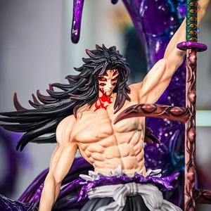 Figura de Anime de 45 cm, Estatua de Demonio <span class=keywords><strong>Kimetsu</strong></span> Kokushibo, Versión 3.0 de Black Dead Mou Figura de PVC, Figura de Anime, Juguetes de Regalo - Product Image 2