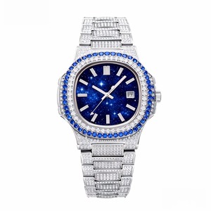 Reloj de Lujo para Hombre con Diamantes, Relojes Mecánicos Automáticos de Acero Inoxidable, Reloj de Lujo para Mujer - Product Image 1