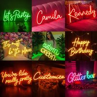 Letrero de Neón LED Personalizado con Diseño Gratuito para Bodas, Cumpleaños, Negocios, Bares, Decoración de Paredes de Dormitorios, Neonawall