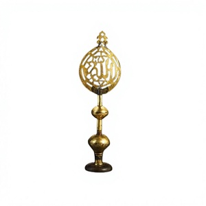 Minarets de mosquée de qualité exclusive en laiton couleur or Meenar taille et forme personnalisées Meenar islamique en vrac - Product Image 1