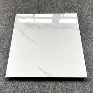 Piso de Porcelanato de Importação em Mármore Branco 60x60 Porcelana Polida