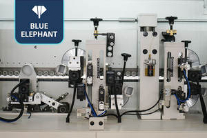 Bandeuse automatique S600 pour panneaux étroits, 4 moteurs, suivi de précision, haute stabilité, alimentation rapide pour le traitement des portes d'armoires en MDF et la fabrication de meubles - Product Image 5