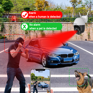 Wistino-cámara Cctv de visión nocturna, Kit de sistema de videovigilancia con Audio bidireccional, inalámbrica, Nvr, colorido, 4 canales, PTZ, Wifi, Plug And Play, 4MP - Product Image 5