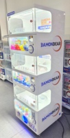 WANGERBAO Gacha Machine Source Usine Douane Triple-pont Gashapon Machine avec Accepteur de Pièces Capsule Gachapon Distributeur Automatique
