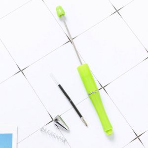 Colorful Plastic Bead Pens-Portable Silk Screen Printed Fun <b>Creative</b> Cute Ballpoint Pens for Students and Promotional <b>Gifts</b> - Product Image 4