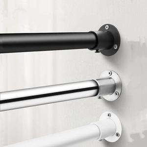 GQK Barra de Secado de Ropa Perforada de Acero Inoxidable, Diseño Desmontable, Riel Deslizante con Amortiguador Único, Instalación en Puerta de Armario - Product Image 4