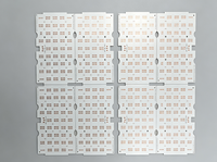 Carte de circuit imprimé LED en aluminium personnalisée OEM FR4 MCPCB avec rainurage en V, carte de circuit imprimé LED personnalisée pour l'éclairage OEM PCB