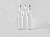 Bouteille en verre pour soda 500ml 750ml, bouteille en verre rechargeable pour eau minérale, bouteille d'eau en verre 16 oz