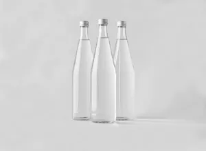 ソーダガラス瓶500ml750mlミネラルスプリングウォーター詰め替え可能なボトルガラスウォーターボトル16オンスガラスウォーターボトル