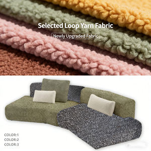 Fornitura Diretta dalla Fabbrica |   Tessuto <span class=keywords><strong>per</strong></span> <span class=keywords><strong>divani</strong></span> in velluto warp 100% poliestere di alta qualità, tessuto <span class=keywords><strong>per</strong></span> la casa, texture a chicco di mais, resti, 350 g/m² - Product Image 1