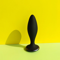 GINYA vibrierende Anal Plug Männer Anal Spielzeug mit Fernbedienung oder mit APP-Steuerung klassische und freundliche Form für Anfänger