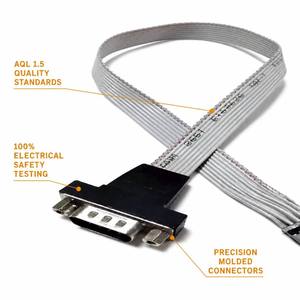 Câble ruban haute densité personnalisé de 1,27 mm avec faisceau de câbles pour moto et automobile, adaptateur d'interface DB de précision - Product Image 2