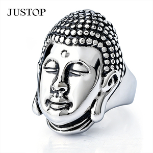 Bagues punk en alliage pour hommes, plaquées argent antique, motif animal, bijoux fantaisie, cadeau, usage quotidien - Product Image 4