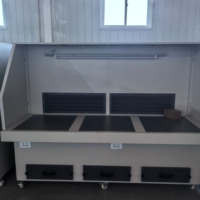 Collecteur de poussière industriel établi pour le ponçage et le meulage table d'aspiration de soudage avec courant descendant pour les machines d'élimination des gaz