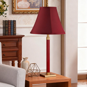 Abat-jour en tissu en forme de cône, style traditionnel, installation facile, accessoire de lampe - Product Image 4
