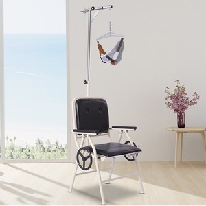 Silla de Tracción Cervical Yonghui QY-1, Plegable Manual, Uso Doméstico, Fuerza Ajustable, Construcción Metálica - Product Image 1