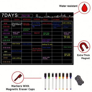 Imán de nevera personalizado, tablero de comportamiento y tareas, tabla de rutina, horario visual diario para niños, magnético - Product Image 6