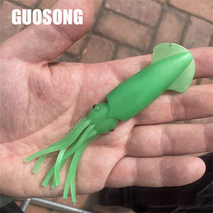 Señuelo con falda de calamar luminoso en stock al por mayor, 12,5 cm/11,8G, cebo Artificial, señuelo de pesca, señuelo de pulpo suave biónico para agua salada - Product Image 6