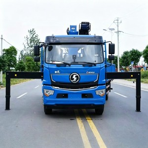 รถบรรทุกติดเครนไฮดรอลิก Shacman L5000 4x2 แบบแขนยืดได้ 8 ตัน 10 ตัน สำหรับขาย - Product Image 5