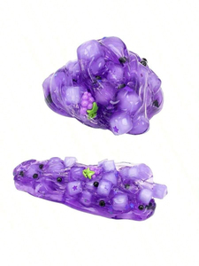 Kit de Slime Cristalino Aromatizado Boba Crunchy de 100 ml, Slime en Cubos de Gelatina con Aroma a Fresa, Uva y Melocotón, Decoración Navideña, Regalo para Fiestas de Cumpleaños - Product Image 4