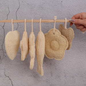 Zenidoo Éponge de loofah exfoliante 100% naturelle, biodégradable, écologique, pour le bain, la vaisselle et la cuisine, végane, taille personnalisée, emballage OPP - Product Image 5