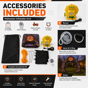 Arche publicitaire gonflable commerciale 6*3m, thème arbre d'Halloween, accessoires pour événements, promotion pour centres commerciaux et magasins, <span class=keywords><strong>CILE</strong></span> OEM&ODM - Product Image 3