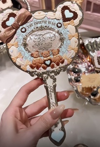 <span class=keywords><strong>Espejo</strong></span> Colgante Flower Knows The Sweetie Bear, Elegante <span class=keywords><strong>Espejo</strong></span> Cosmético de Mano, Nueva Colección - Product Image 3