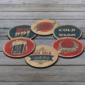 Wholesale Custom Printed Eco-Friendly Hotel Water Absorbent Paper <b>Beer</b> Coasters Free Sample Available Custom Logo Design OEM - Product Image 2