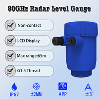 Transmetteur de niveau radar 80 GHz haute précision pour réservoirs d'eau, de diesel et de mazout