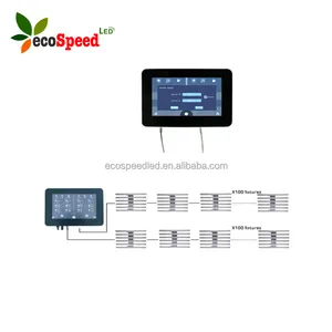 Ecospeedled sistema hidropônico regulável, lâmpada cultivadora, controlador de luz regulável, regulável, para nascer do sol, regulação do sol