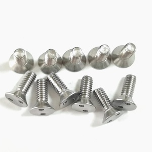 Kit de vis de sécurité antivol <span class=keywords><strong>à</strong></span> tête <span class=keywords><strong>plate</strong></span> 304 avec œil de serpent pour meubles, service d'usinage CNC <span class=keywords><strong>à</strong></span> froid, boulons et outils OEM, kit de boulons - Product Image 3