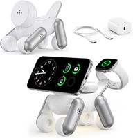 Chargeur sans fil rapide UEQ 15W 25W magnétique avec support pour iPhone, pour montre connectée et écouteurs, chargeur de téléphone avec lumière LED