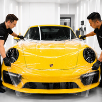 Film de protection de peinture automobile transparent effet miroir avec nano-revêtement hydrophobe PCU TPU PPF 108 degrés, anti-taches, film de protection pour carrosserie automobile