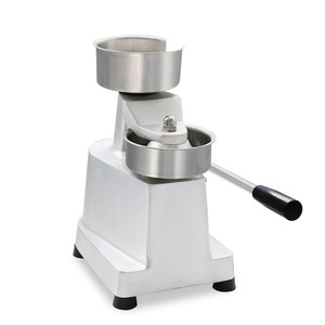 Venta al por mayor de fábrica 304 Manual de acero inoxidable para hacer hamburguesas, prensa para hacer hamburguesas de 100mm de diámetro para restaurantes de hamburguesas - Product Image 2