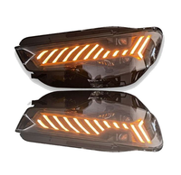 Feux avant LED CREULI, clignotants dynamiques séquentiels DRL, plug-and-play, barre lumineuse avant fumée, pièces automobiles pour Audi A6 C7 PA 14-18