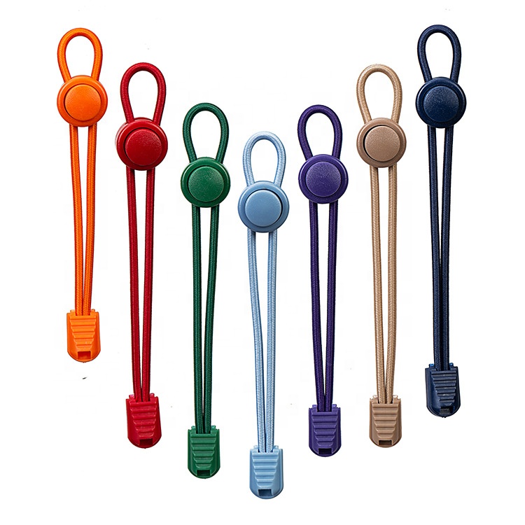 Резиновые эластичные шнурки для обуви без завязывания на заказ, круглые шнурки