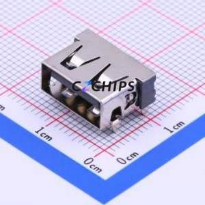 914-492A2022S10200 USB Connector SMD Connector ( Connector Type: Type-A )( Protocol Standard: USB 2.0 )( Gender: Female ) - Product Image 1