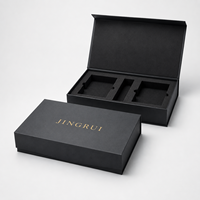 Boîtes pliantes rigides de luxe avec logo personnalisé, fermeture magnétique, étanches, boîte cadeau magnétique haut de gamme avec doublure en éponge personnalisée