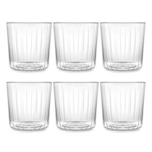 Set di Bicchieri Tognana Aura Line 6 Pezzi 370ml in Vetro Trasparente - Product Image 1